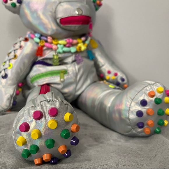 ✨SOLD✨ NWT Raving Tormented Teddy Backpack - Picture 4 of 10